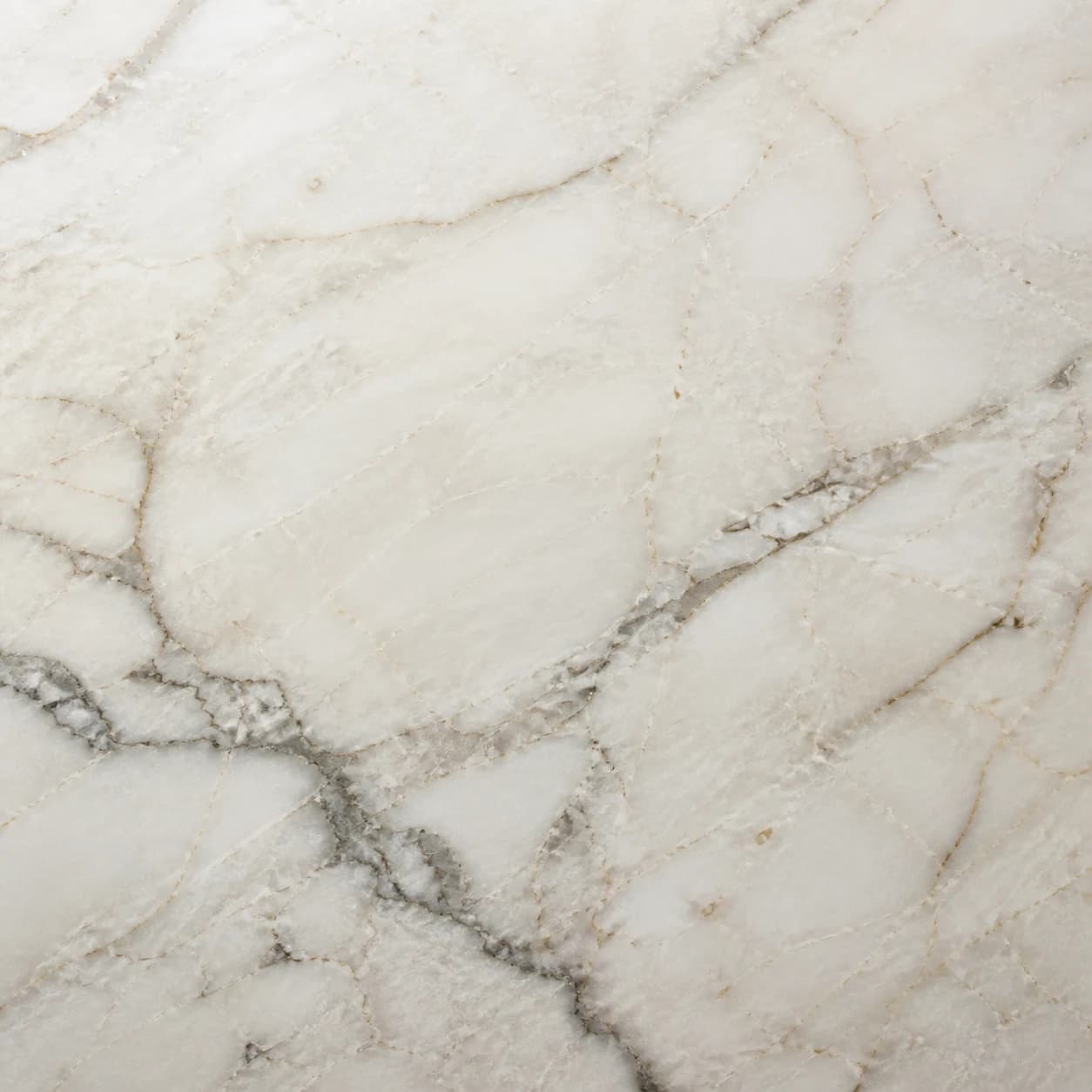 Carrara marble slab with natural veining texture